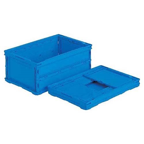 オリコン ペタンコ フタなし 35.5L ブルー O-30B BL504 ペタンコO-30B [x3]