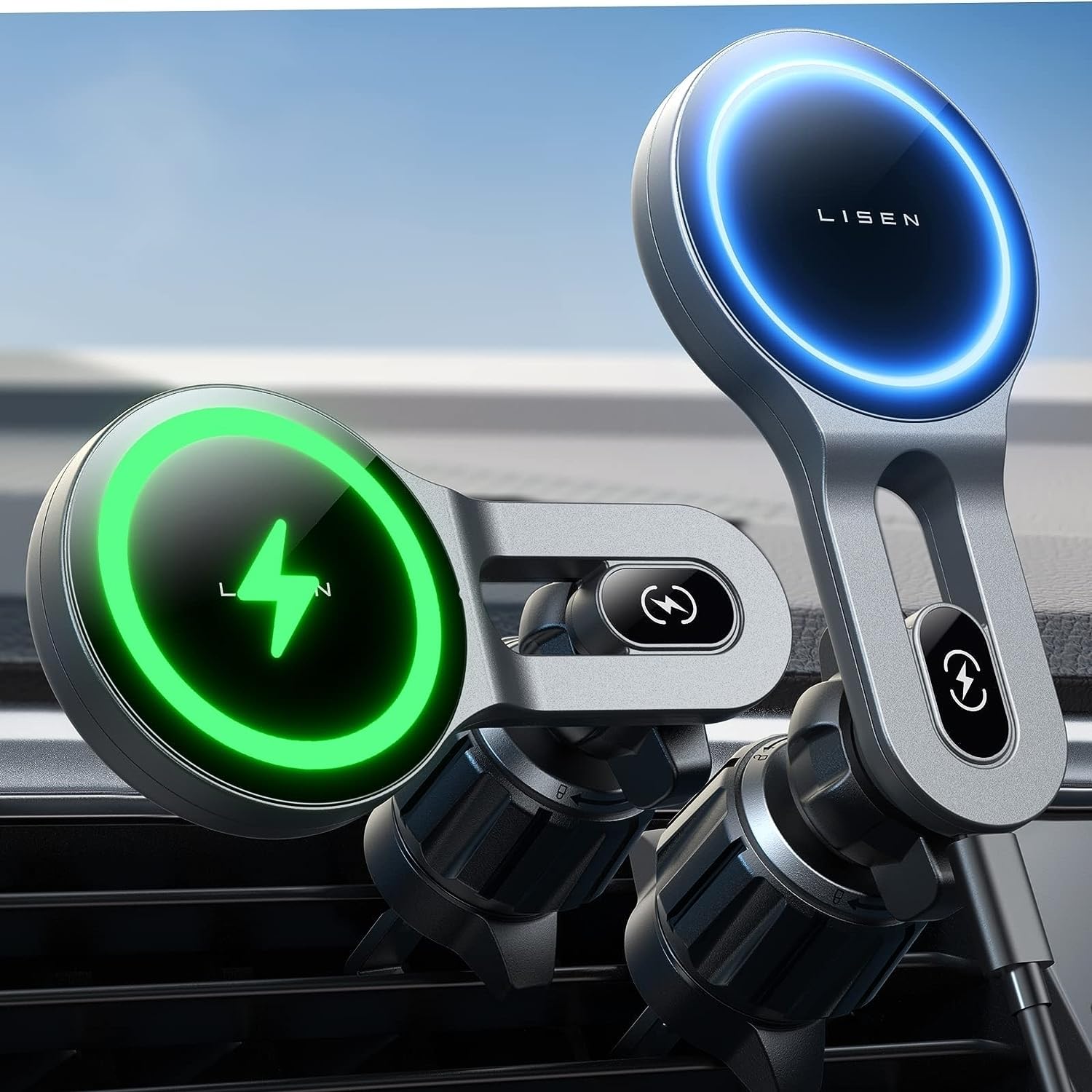 車載 スマホホルダー 車，ワイヤレス充電, メタルフック スマホスタンド，マグセーフ，携帯ホルダー・疔用于｜たねまるクローズショップ