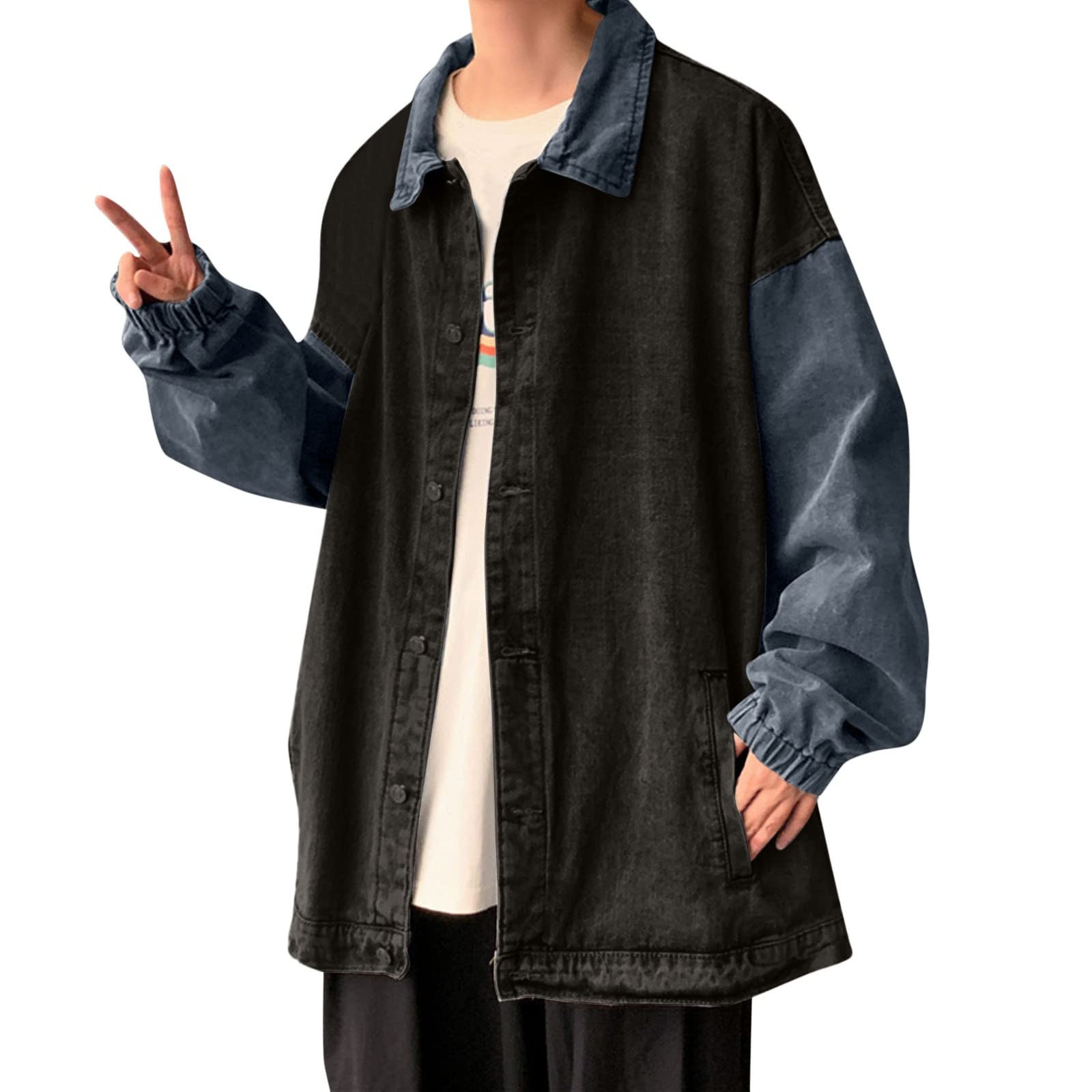 イシング デニム ポケット カーディガン ジッパー セーター ジャケット メンズ ジャケット 保温服 メンズ コート 外套 作業服 ウィンドブレーカー 厚手 ジャケット トレンチコート 綿の服ですカジュアル おしゃれ 大きいサイズ 登山 スキー 防風 防寒 通勤 通学 A-90|たねまるクローズショップ