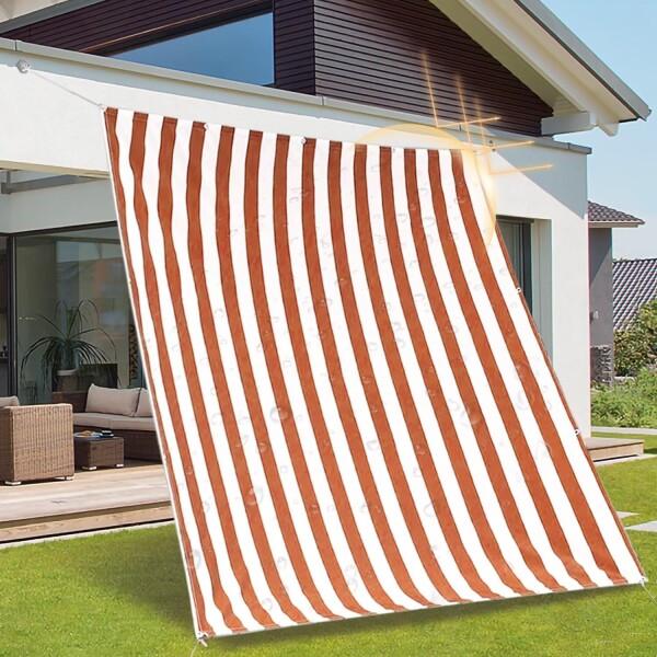 けサンシェード ベランダサンシェード 400D防水加工 雨よけ UVカット 強度UP PU塗装 接合