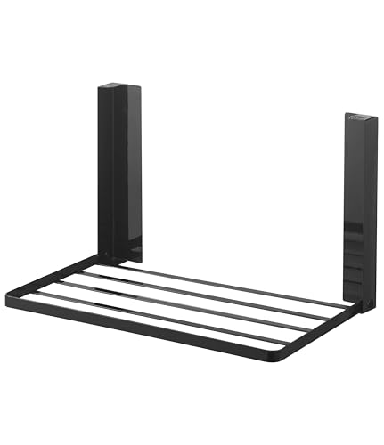 磁石折り畳み棚 黒いこと 約W41XD27XH25.5糎 円柱 省空白文字仕合わせ 折り畳み式