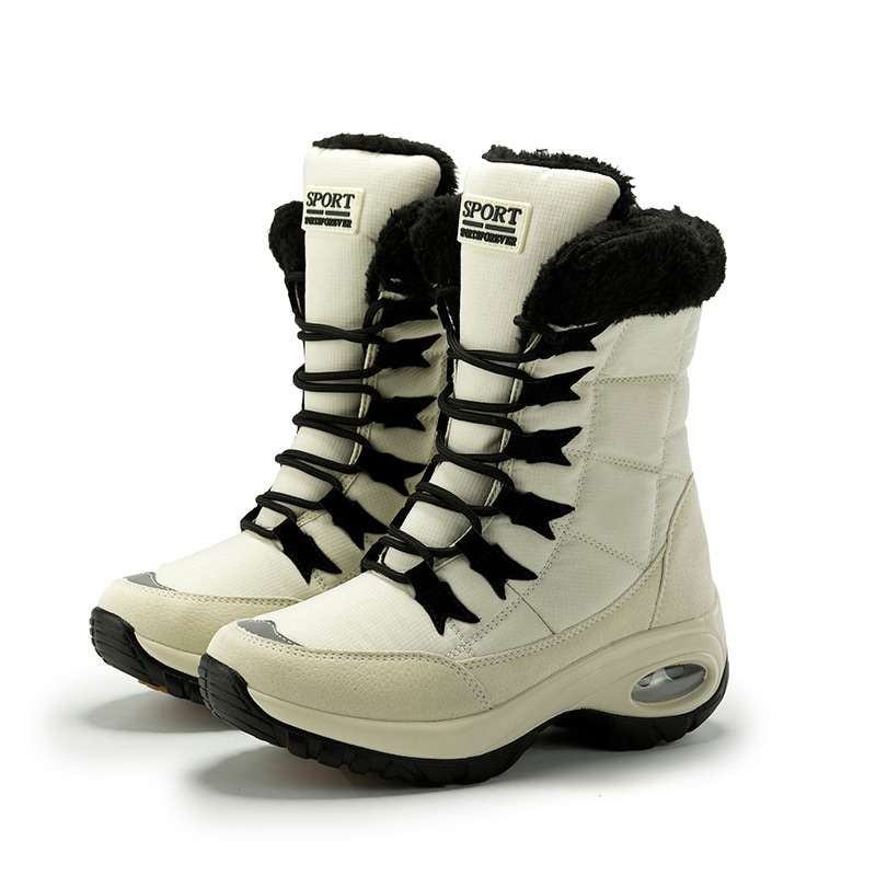 大人の魅力 レディース スノーブーツ 登山靴 雪用ブーツ ロングブーツ 裏ボア 裏起毛 防水 長靴 アウトドア 防寒 冬 ウォーキング 防水防滑|たねまるクローズショップ