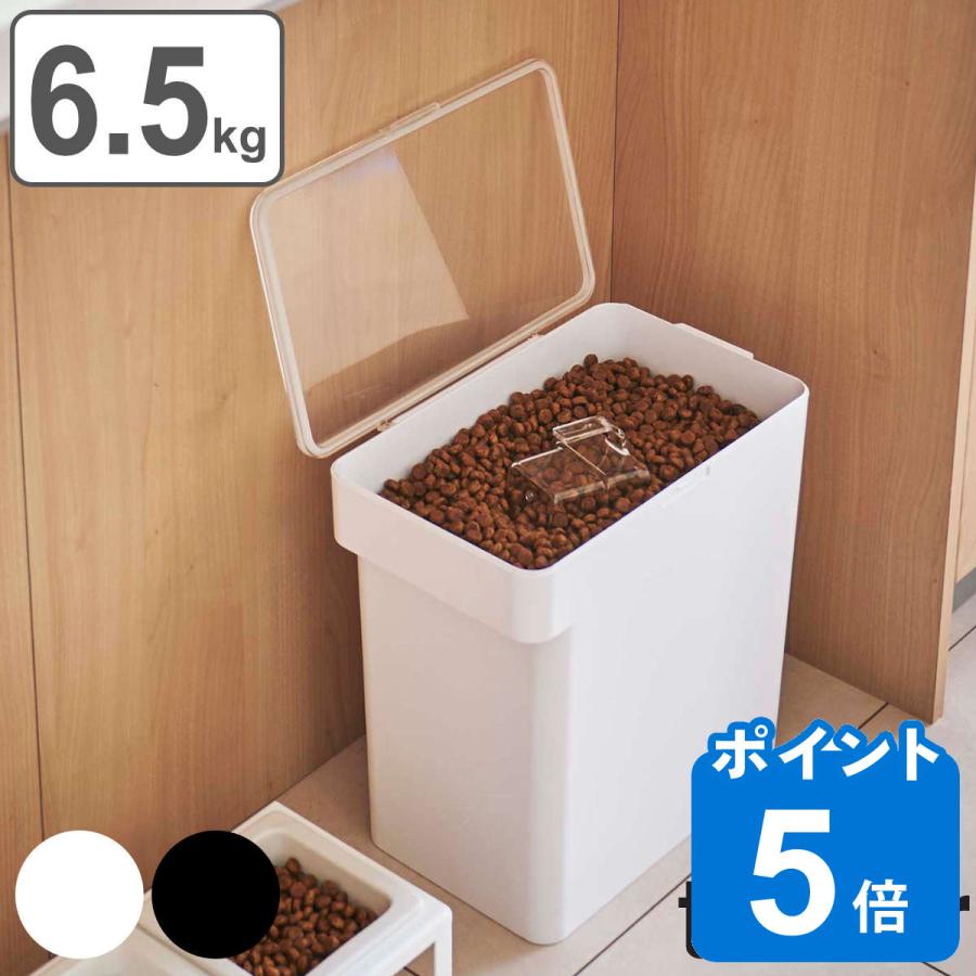 ペットフードストッカー タワー 6.5kg 計量カップ付 （ タワーシリーズ ペットフード ストッカー ペット フード 密閉 保存 容器 ）