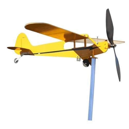 風向計 3D 航空機 手ごわい かざぐるま 耐久 航空機ウェザーベーン 据え置き飾り気の無い 飛行機モデリ
