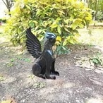 ガーデンオーナメント オブジェ 庭 グリフィン像 昔ばなし 飾りつけ 室外 飾りつけ 毛の荒物 派手 今めかしい 愛くるしい かざり付ける