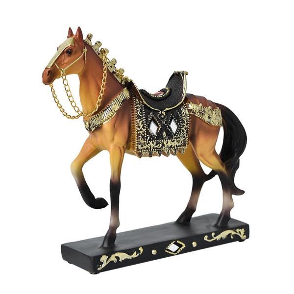 馬の像、馬の飾り、コレクション、クリエイティブな本物そっくりの馬の彫刻、家庭用動物愛好家のテーブル用の馬の置物