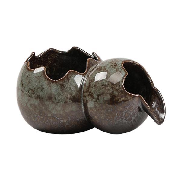 セラミックガーデン循環噴水ジャー 水槽用 17x12.5x8.6cm スタイル C