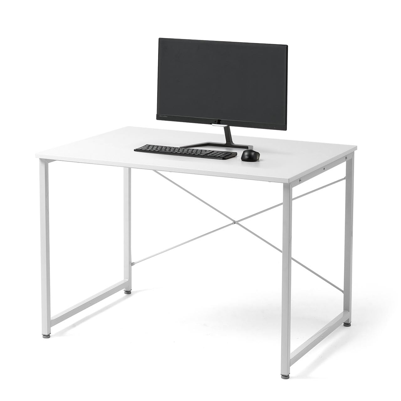 サンワダイレクト パソコンデスク 幅100×奥行70cm モニターアーム対応 机 PCデスク 組立簡単 ブラック