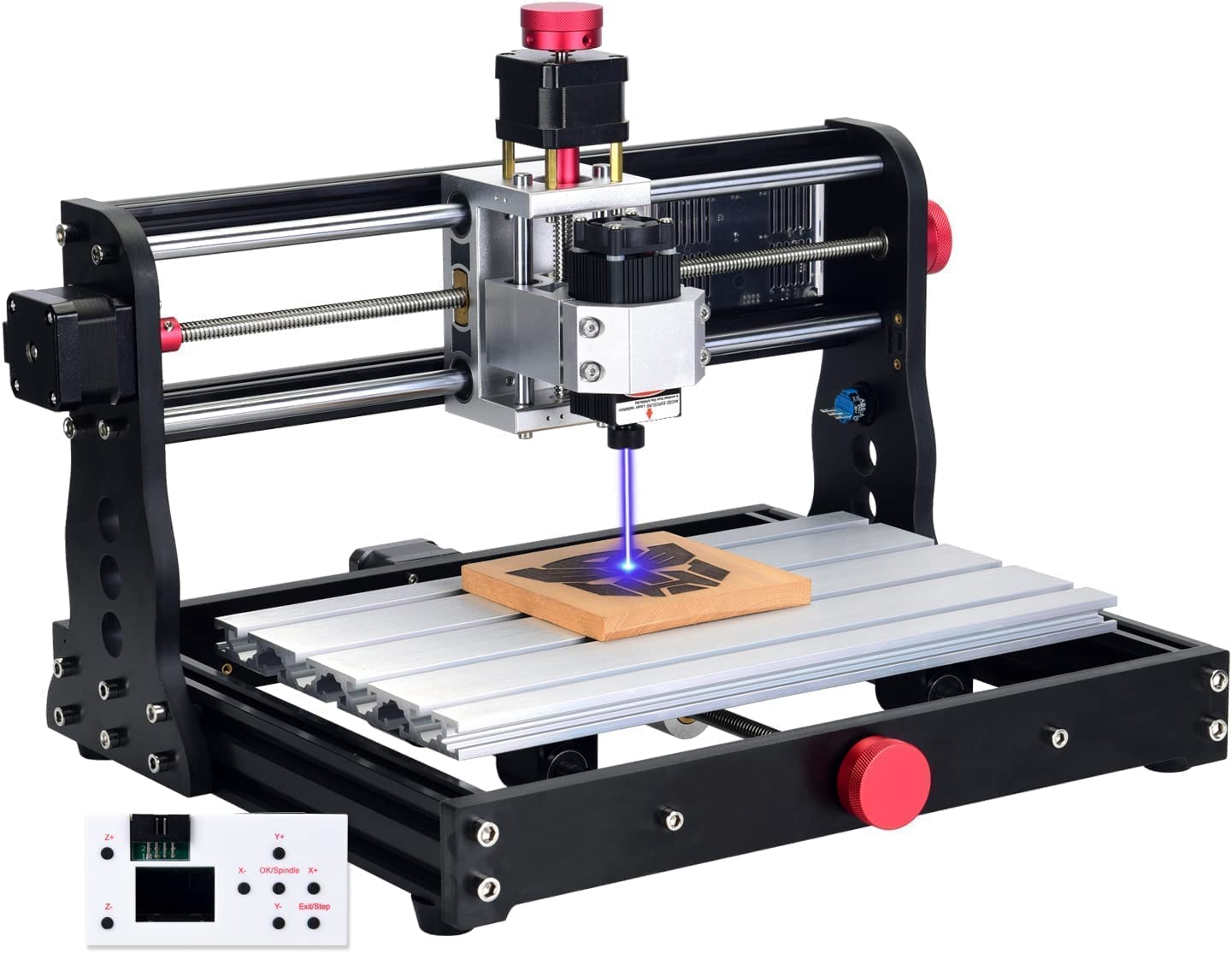 繰り上げる評点されたCNC 3018 PRO工業機、Mostics CNCフライス工業材木刻みつける機、広広とした事業計画や原料品に相応うするGRBL3アクリル樹脂PCB PVC Pro、高正確性、高安定性の軽銀駆動動力刻みつける機、