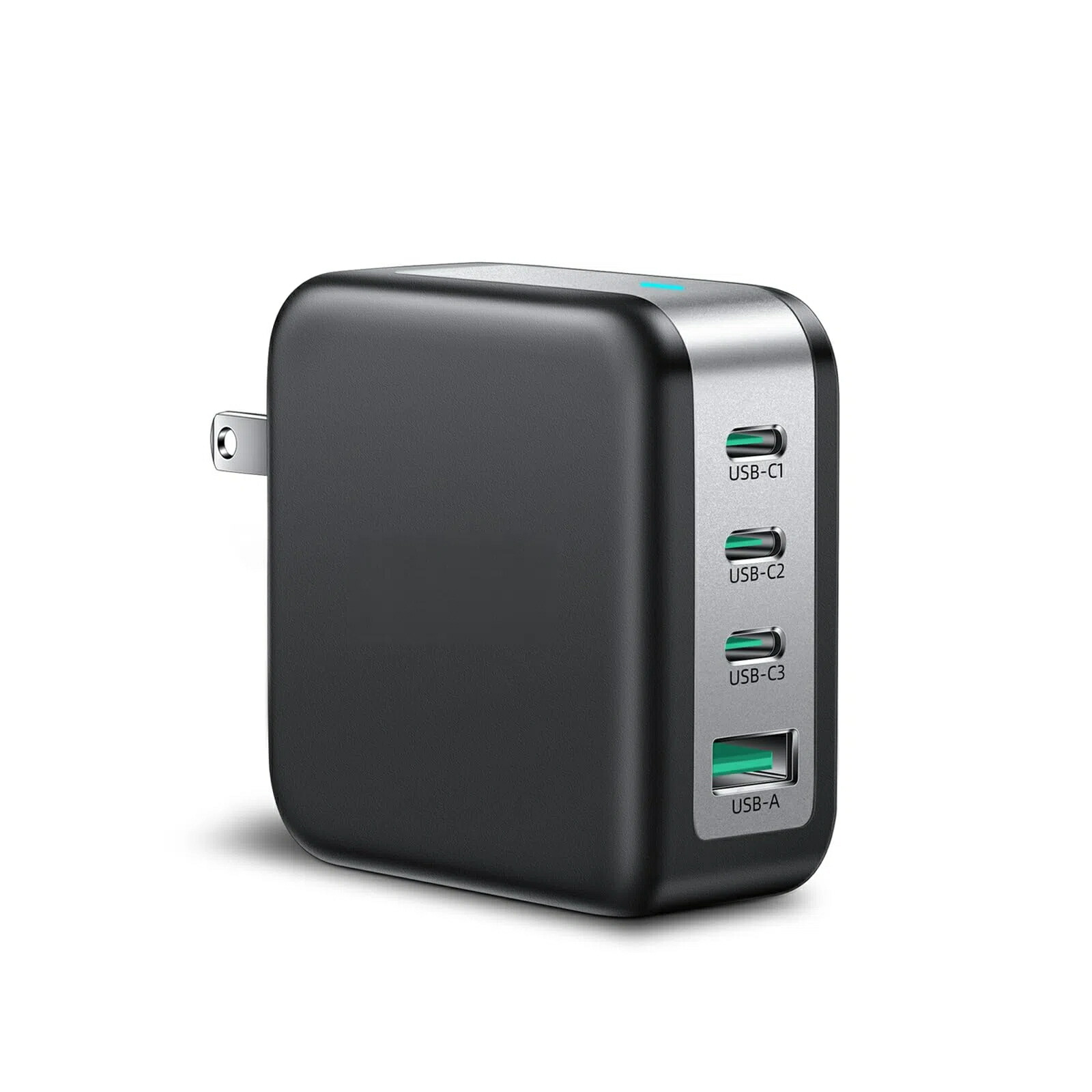 USB-C*3とUSB-A*1【2つの100W USB-Cポート】PD 3.0/PPS/QC4.0対応 超小型化折り畳み式プラグ