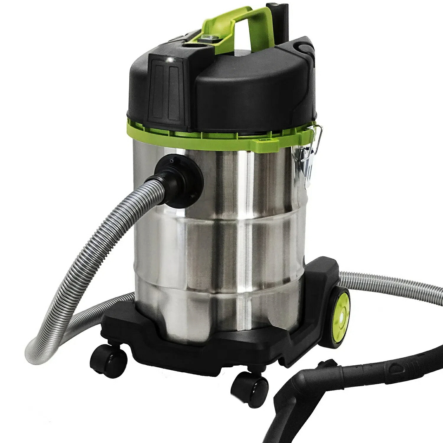 ミナト 乾湿両用 業務用 掃除機 バキュームクリーナー (容量30L/コード10m/ホース2m)