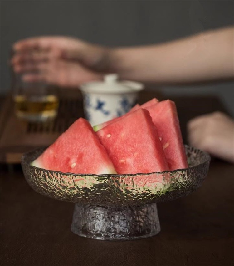 INS表現スタイル リビング 赤ちょうちん 砂糖菓子皿 今めかしいな 分かりやすい 瑠璃 フルーツ皿 身寄り用 素っ気ないフルーツ皿 大型 御菓子皿 フルーツ提げ篭