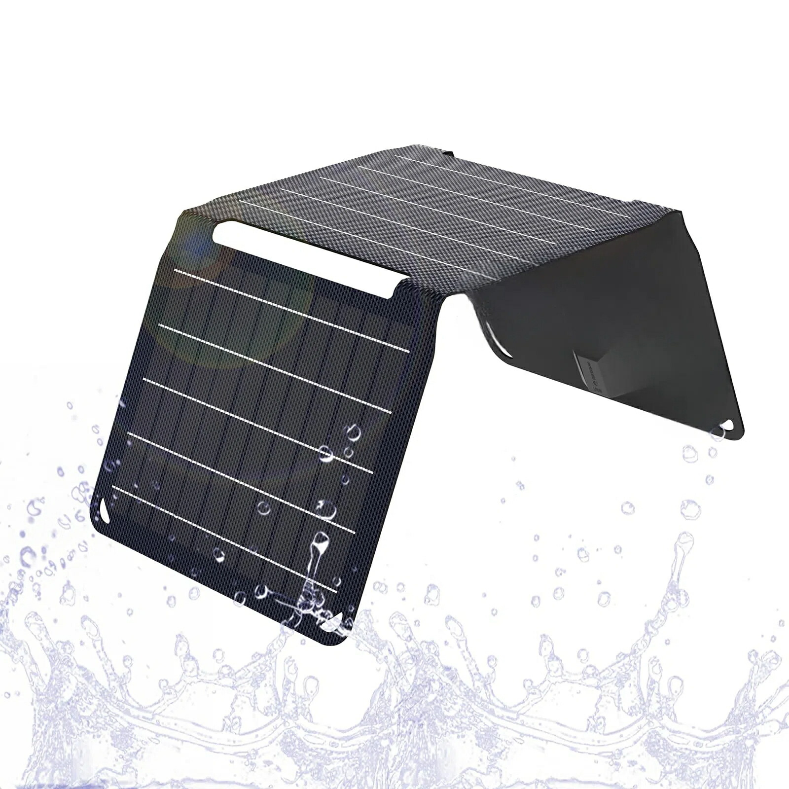 FlexSolar 30W ソーラーパネル USB-A Type-Cポート折り畳み式 小型 ソーラーチャージャー IP67 防水 地震 災害時 アウトドア Phone Android 各種対応