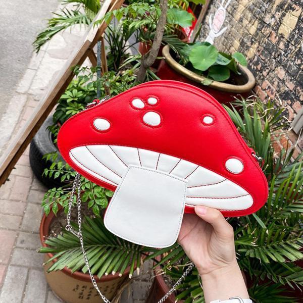 女性のためのファッションきのこの形のショルダーバッグの財布のハンドバッグの財布サッチェル 6,282円