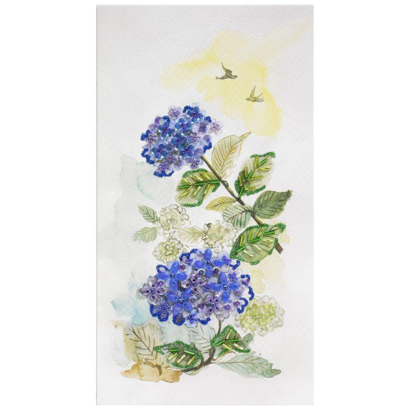 ビーズデコールキット パート18 花鳥図でみる季節の移ろい12か月シリーズ 6月 紫陽花・ツバメ