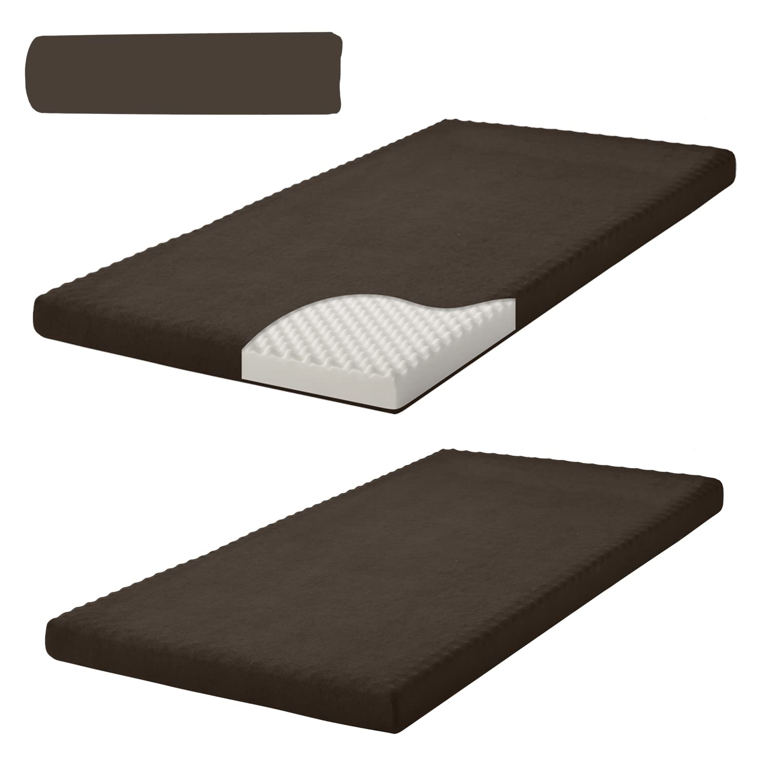 マットレス ダブル 高反発マットレス ベッドマット ウレタンマットレス ベッド マットレス mattress 厚さ10cm (ダークグレー,ダブル)
