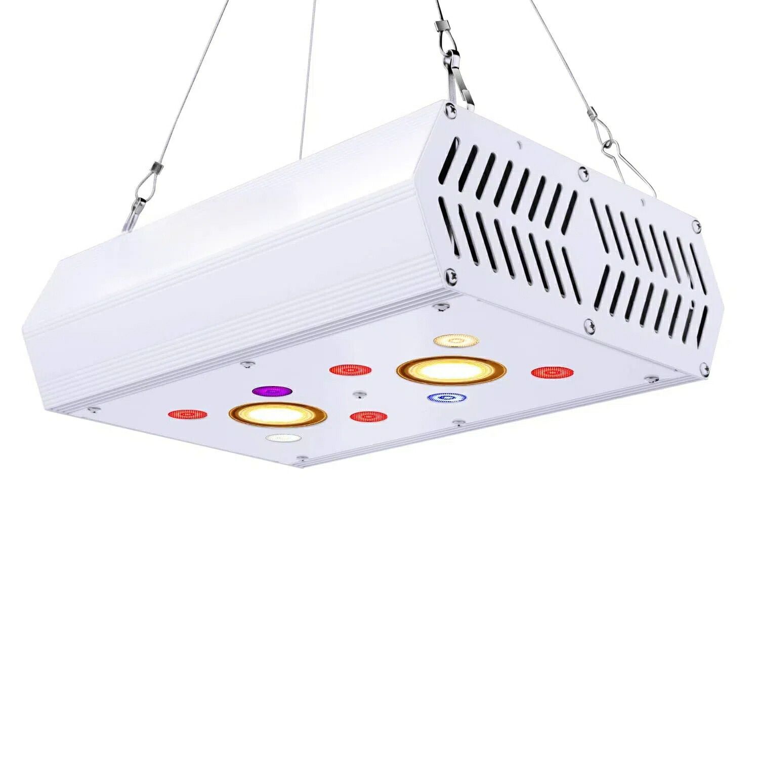 ライト UVとIRを含むフルスペクトル植物ライトチップ 植物育成用ledライト屋内観葉植物ライト，野菜と花の水耕栽培ライト 2つのスイッチ 三種類照明モード