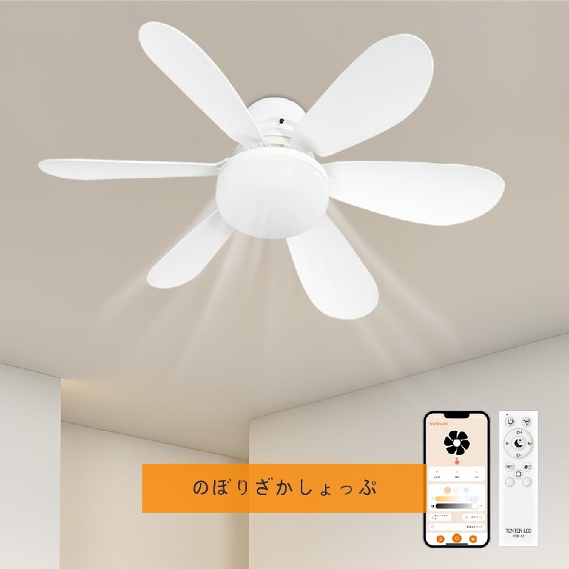 シーリングファンライト 6畳 8畳 LED 調光 調色 静音 遠隔操作付き添い人 DC原動機 E26 5枚鳥毛 シャンデリアともし火 格好のいい 風量調節する 上昇限度扇風機 ともし火 サーキュレーター シャンデリアともし火 DC 最高限度愛好者 8畳 格好のいい ともし火