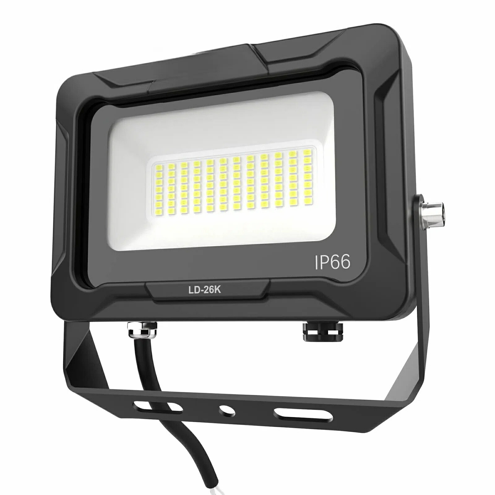 20W 約3000lm 5000K 昼白色 投光器 屋外常設 IP66 防水 広範囲 耐熱 ledライト ワークライト 高輝度 省エネ 120°広角照明 フラッドライト 看板灯 駐車場 ガレージ 倉庫 BBQ 屋外作業 野外 工事用|たねまるクローズショップ