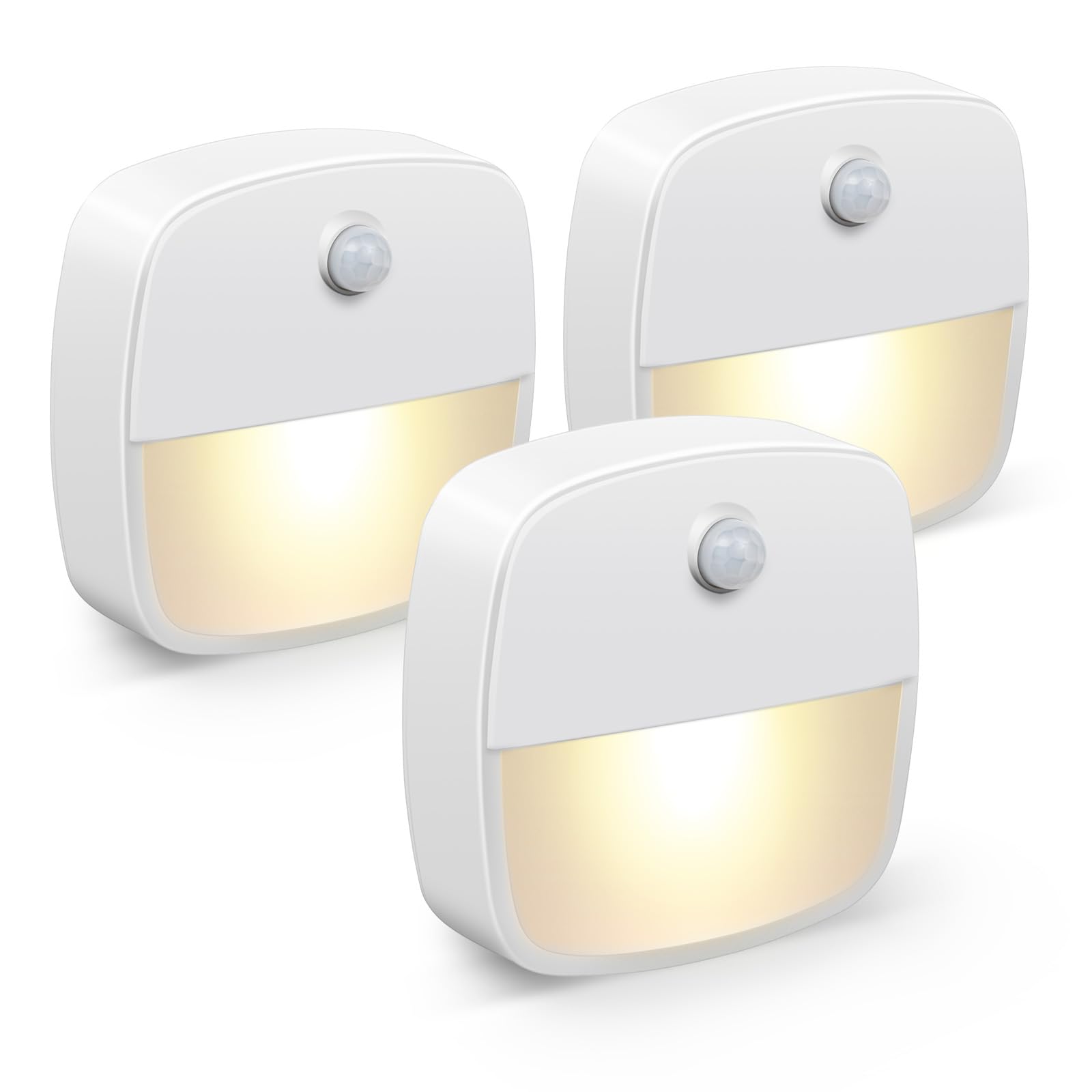 LED検出器ともし火、デュアル色合いかい繕う能力のある、ちょっとの間に白いこと光/暖色光に切り替え、フットライト、シーメンスション検出器、LEDフットライト、省エネ、歩廊、寝部屋、入り口・入口、上がり段、屋内（3個仕かける）、白いこと