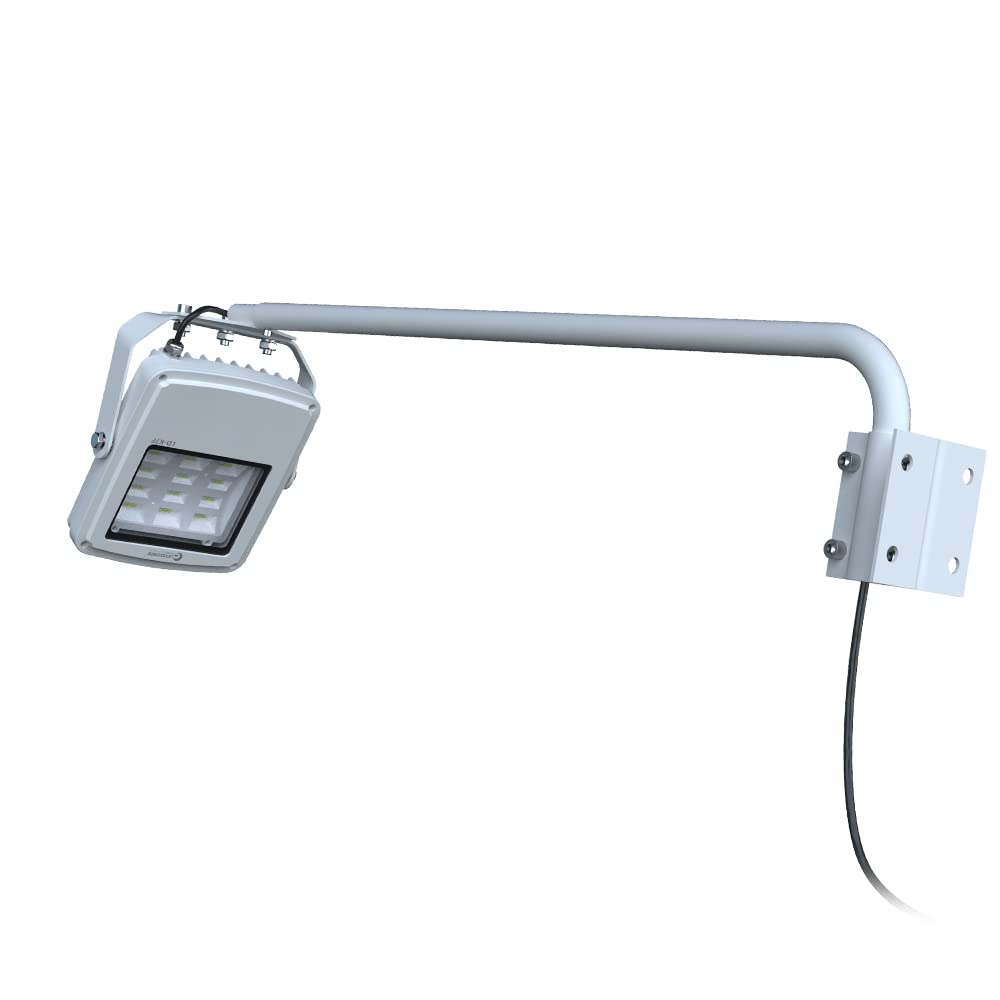 Good Goods アームセット 50W 5600LM 高演色 投光器 IP66 防水 サインアームライト ロゴ 広角照明 投光器 サインライト 駐車場 ガレージ 倉庫 BBQ 屋外作業 屋外建設 プラグ不要