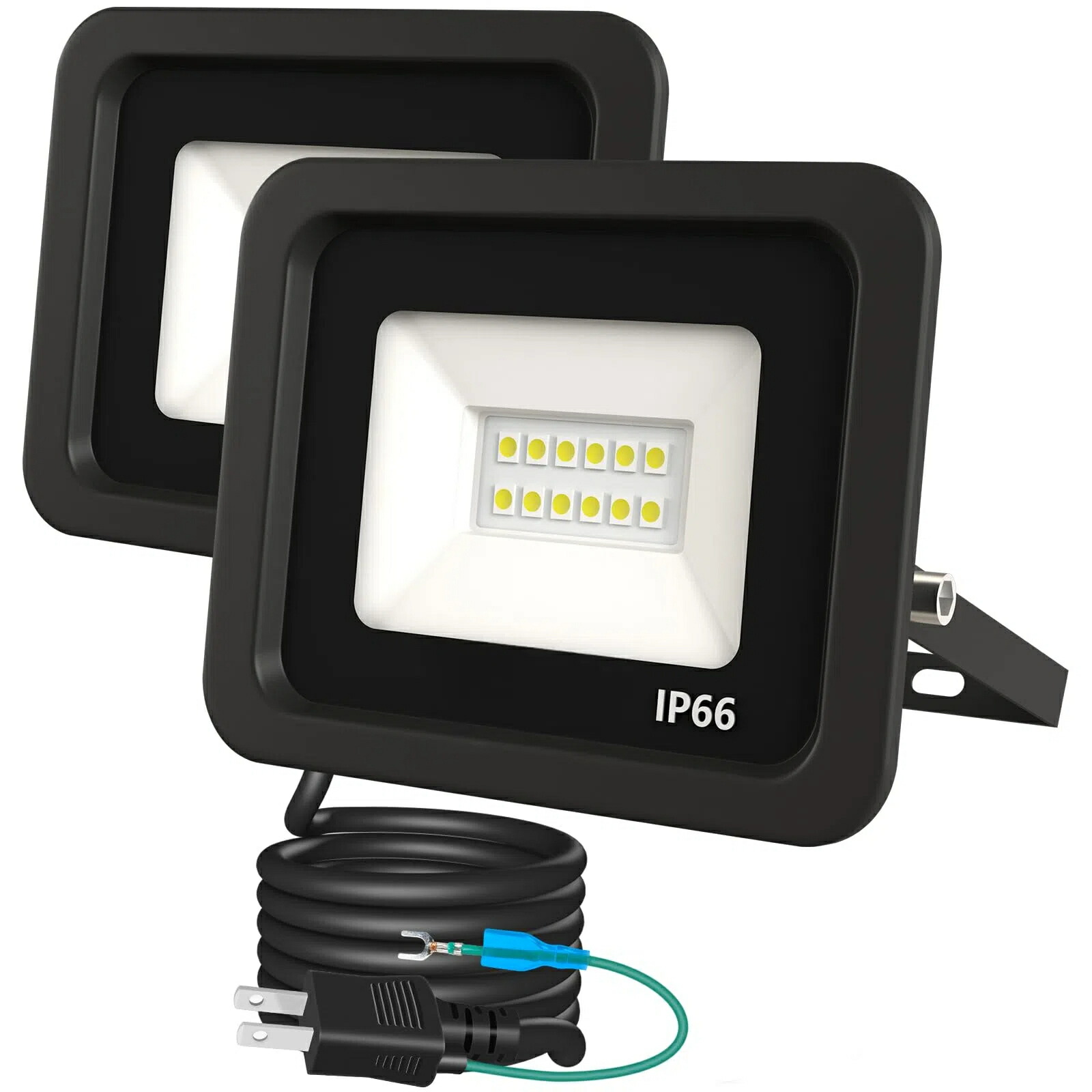led 投光器 作業灯 看板灯 50w 昼光色 6000LM 6500K 600w相当 1.8コードプラグ 120&deg;広角 100V対応 ワークライト 工事用ライト ledライト 灯光器 作業灯 外灯 集魚灯 駐車場用 倉庫照明 防犯灯 船舶 屋内 屋外作業 BBQ用｜たねまるクローズショップ 9,112円