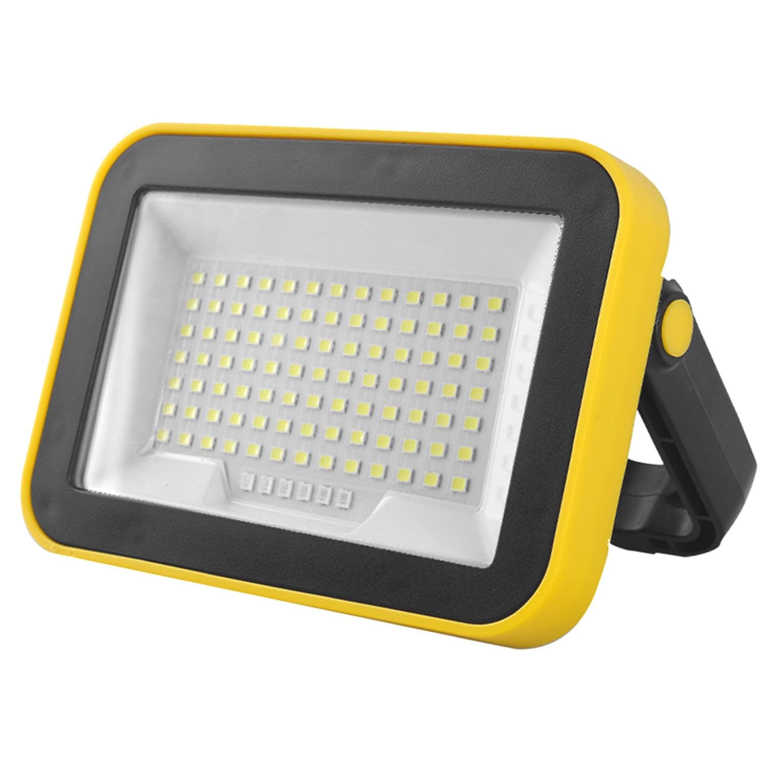 LED投光器 200W 充電式 96LED 大容量電池搭載 ポータブル投光器 LED作業灯 集魚灯 テントライト 昼白色 IP65防水 防災対策 夜間作業 夜釣り 軽量|たねまるクローズショップ