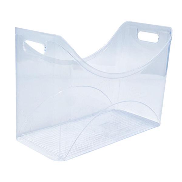 透明な収納ボックス 実用的なキッチン用品ホルダー 食品 雑貨 バスルーム用 31.4cmx14cm22cm