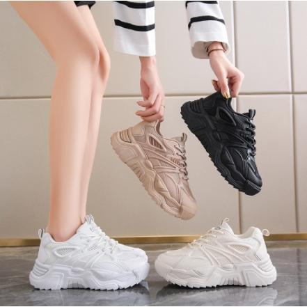 春 夏 ダッドスニーカー 厚底 レディース 韓国