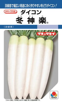タキイ種苗 清白 大根役者 冬神楽 ペレット 3L 5000粒