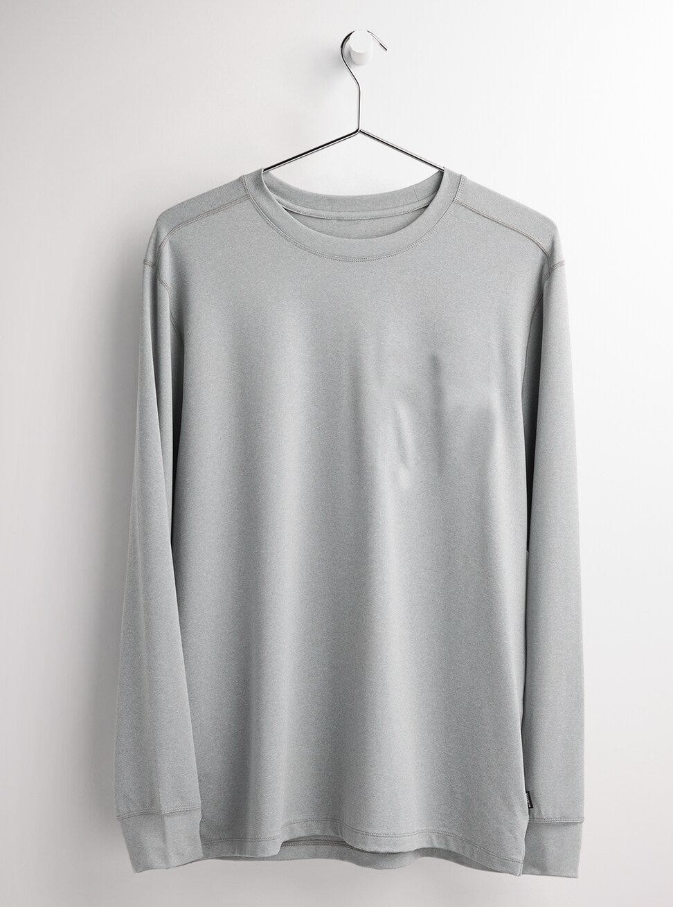 Men's Burton Multipath Lifestyle Baselayer Longsleeve Crew Gray Heather 22FW