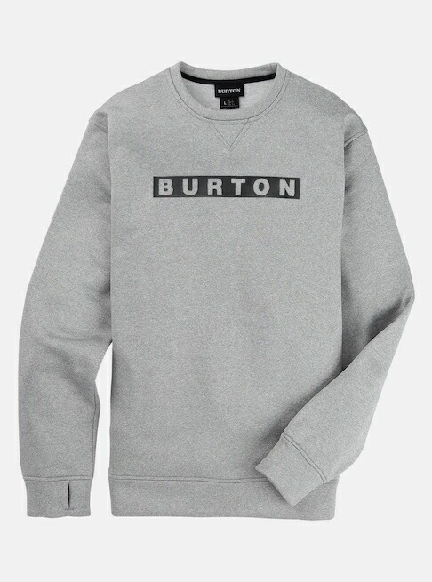BURTON  バートン M OAK CREW\u003cBR\u003eGray Heather  2026FW \u003cBR\u003e