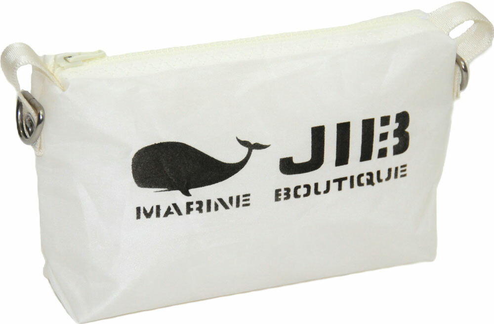 JIB ドキュメントポーチSS　ホワイト　23×15×7cm　PODSS53