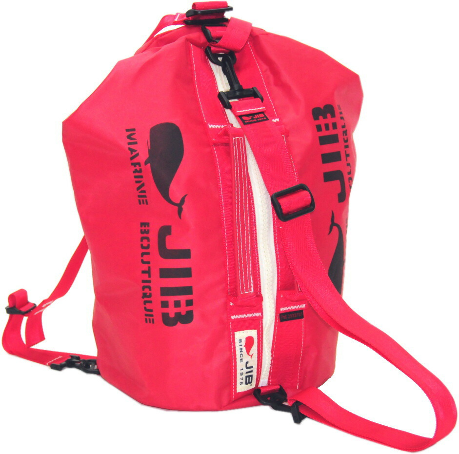 Jibリュックバック 楽天市場】JIB スクエアリュックバッグM RSQM レッド×レッド 8文字まで