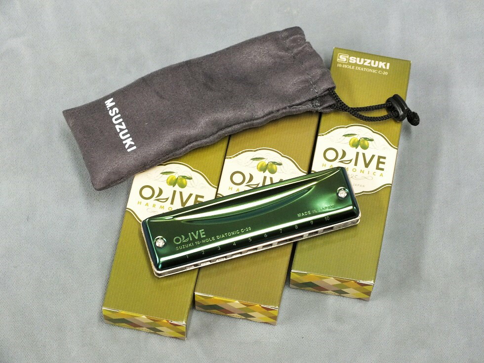 OLIVE ブルースハーモニカ12本セット - 管楽器・吹奏楽器