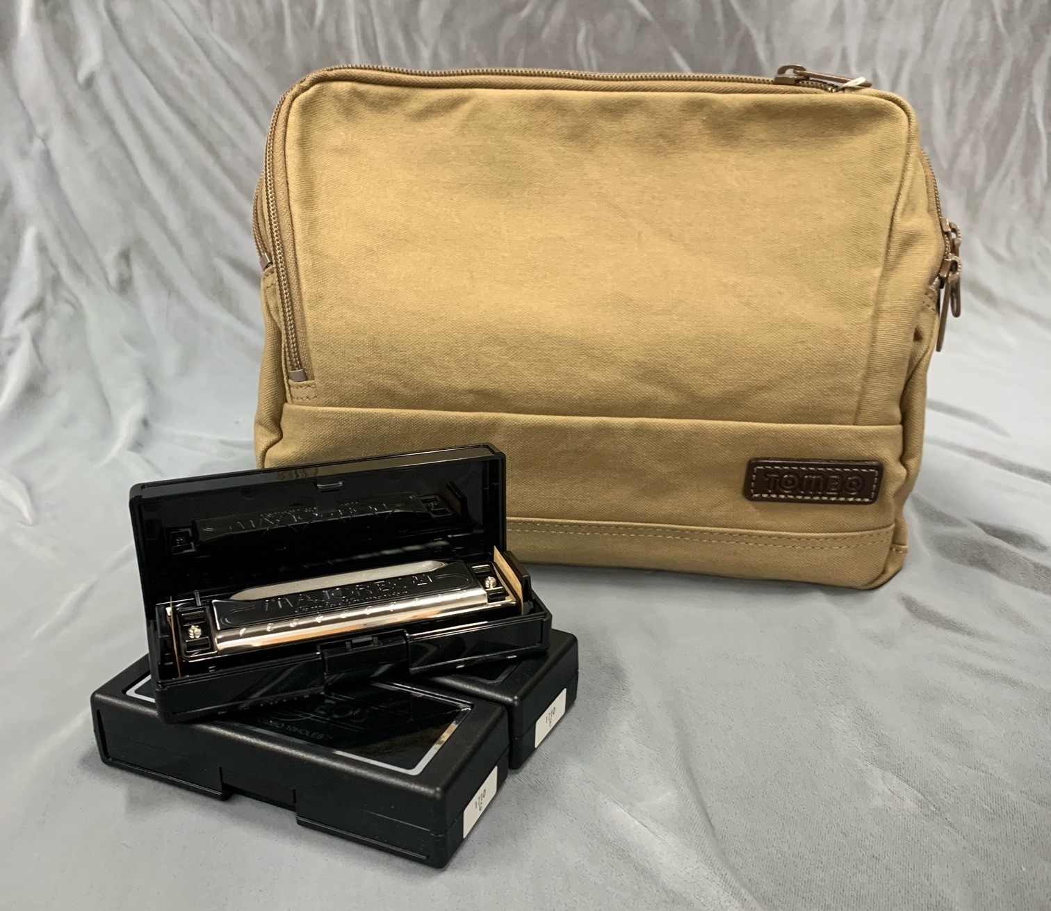 ☆MAJORBOY3本プレゼント☆TOMBO No.KS1018B 【10ホールズ用ショルダーバッグ】｜谷口楽器　店