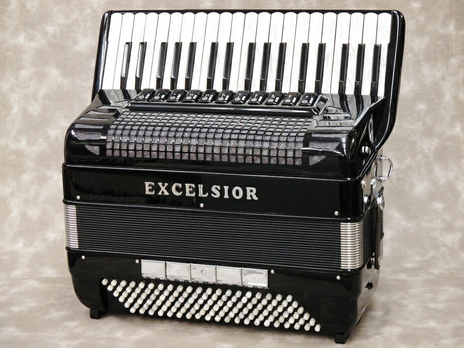 EXCELSIOR NO 302 ハードケース付 アコーディオン ITALY アコーディオン EXCELSIOR 302MM 皮ソフトケース付 ITALY