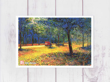 楽天市場】大銀杏 [ 京都御所 ] ( 秋 いちょう 銀杏 和風 水彩画 風景