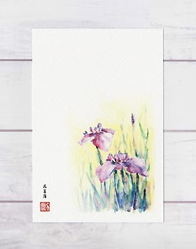 楽天市場】百日紅 [ サルスベリ ] ( ピンク色 水彩画 風景画 ) ☆当店