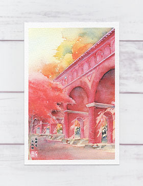 油絵 風景画 南禅寺水路閣 額縁付き 楽天市場】☆ 楽天ランキング4位入賞 ☆南禅寺 水路閣2 ( 夏の