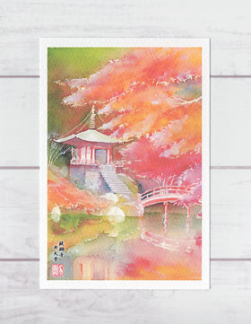 楽天市場】金戒光明寺 [ 京都の紅葉 ] ( 秋 もみじ くろ谷さん