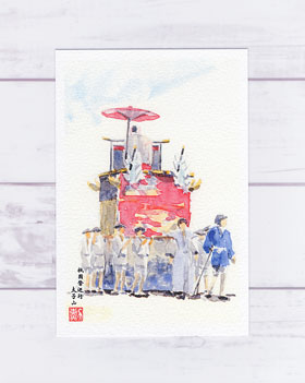 楽天市場】祇園祭 [ 前祭2 ] 6枚セット ( 日本三大祭 放下鉾 綾