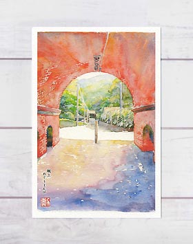 楽天市場】石塀小路 ( 自転車 路地 石畳 ノスタルジック 八坂 京都