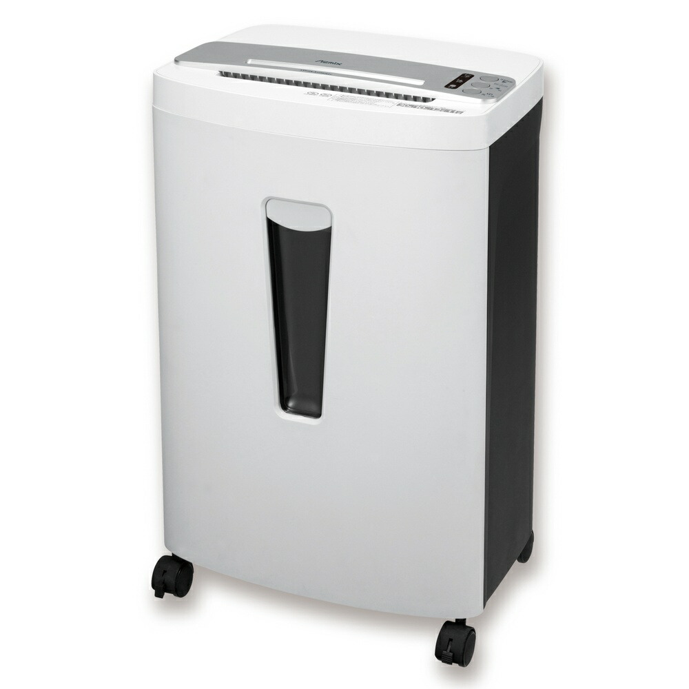 プラスチックマネーも！ 大電気容量シュレッダー マイクロカットシュレッダー A4相応う 最大限度枚数12枚 | シュレッダー - 御役目用 執務室 執務室用 電動 マイクロカットシュレッダー 白いこと アスカ S89MDM A4 a4 プラスチックマネー 大電気容量