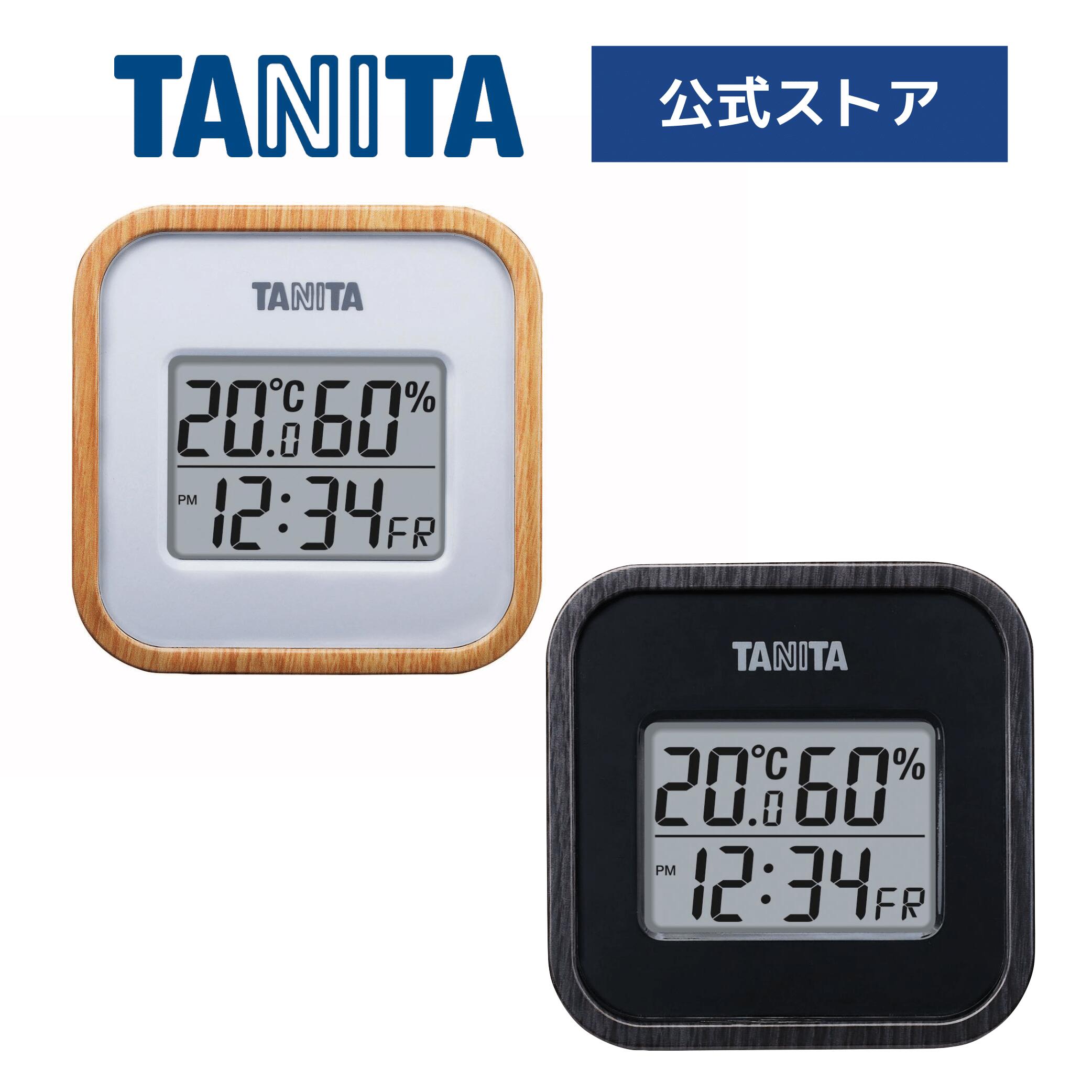 タニタ デジタル温湿度計 TT-571 ナチュラル