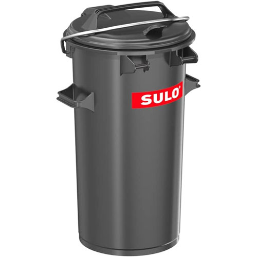 SULO（スロ）　ゴミ箱　50L　SME50-GY　グレー（蓋ロック機能搭載）