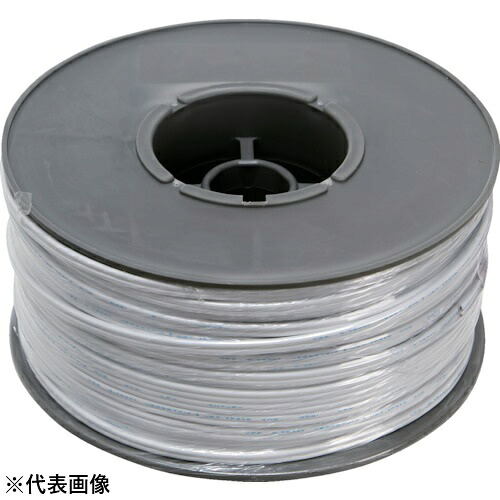 TRUSCO VFFビニール吊りひも1.25SQ 100m 白VFF1.25-2C-100W 1巻（6601-2409168）