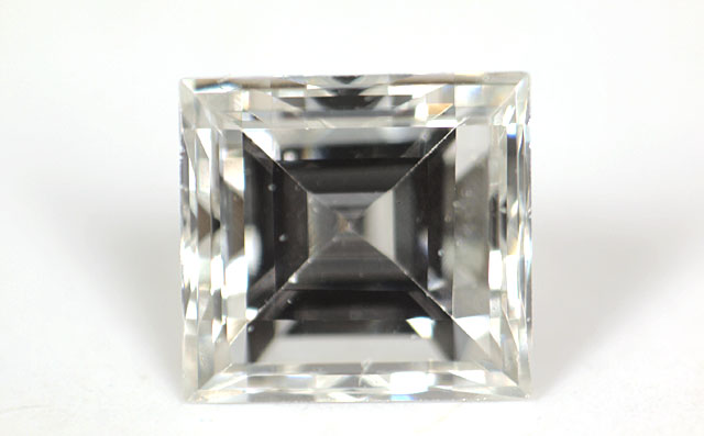 天然ダイヤモンドルース(裸石) 0.172ct, Fカラー, VS-1, レクタングラーステップカット, 【 中央宝石研究所ソーティング袋付 】【 送料無料 】 12,900円