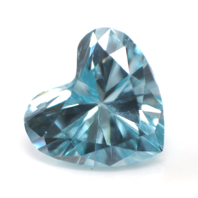 ブルーダイヤモンド (トリートメント) ルース(裸石) 0.040ct アイスブルー系 ハートシェイプ|タノーダイヤモンド店