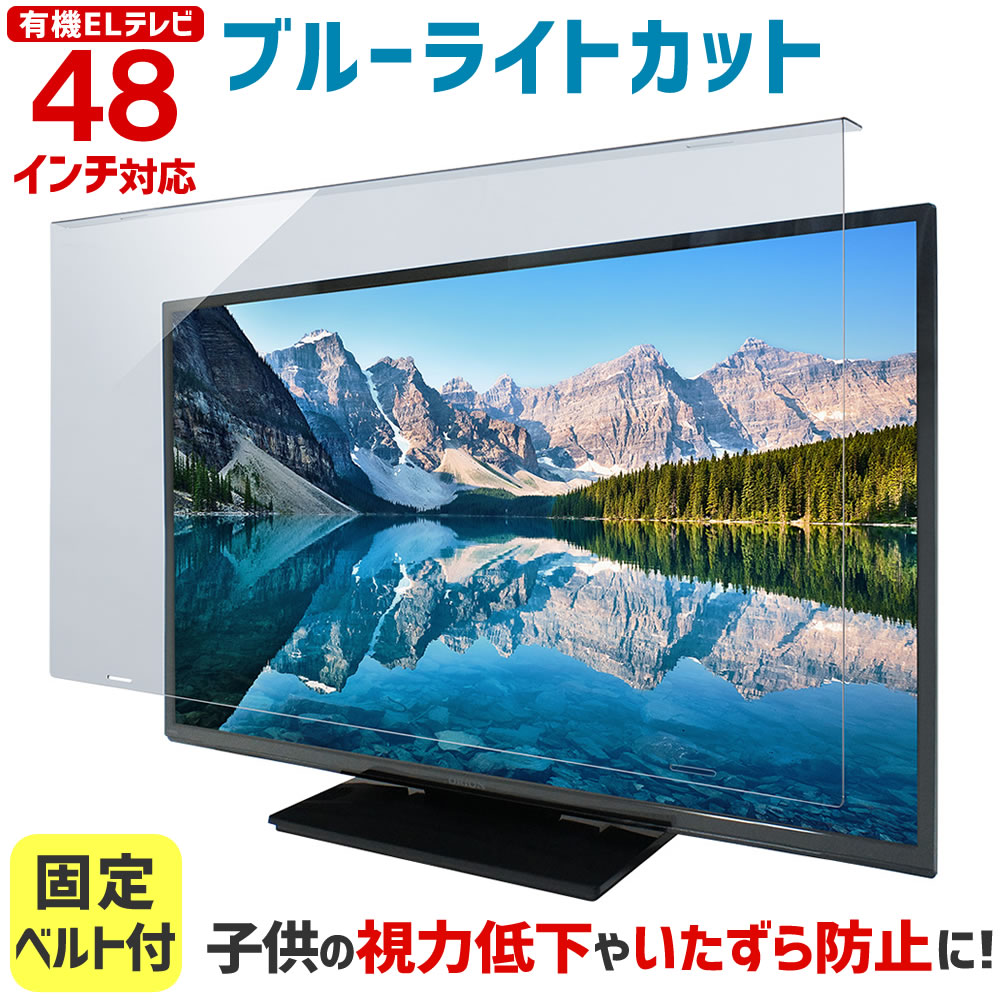 楽天市場】有機ELテレビ保護パネル ブルーライトカット 55インチ 55型